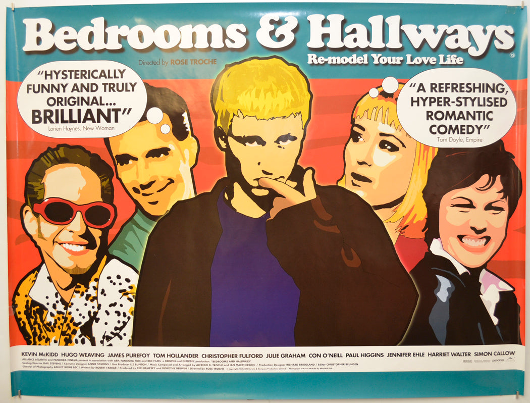 Bedrooms And Hallways Original Quad Poster - Film Poster - Movie Poster