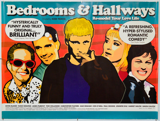 Bedrooms And Hallways - Original Quad Poster - Film Poster - Movie Poster