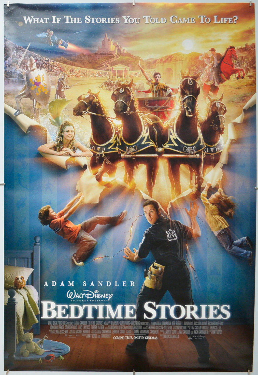 Bedtime Stories Original One Sheet Poster - Film Poster - Movie Poster