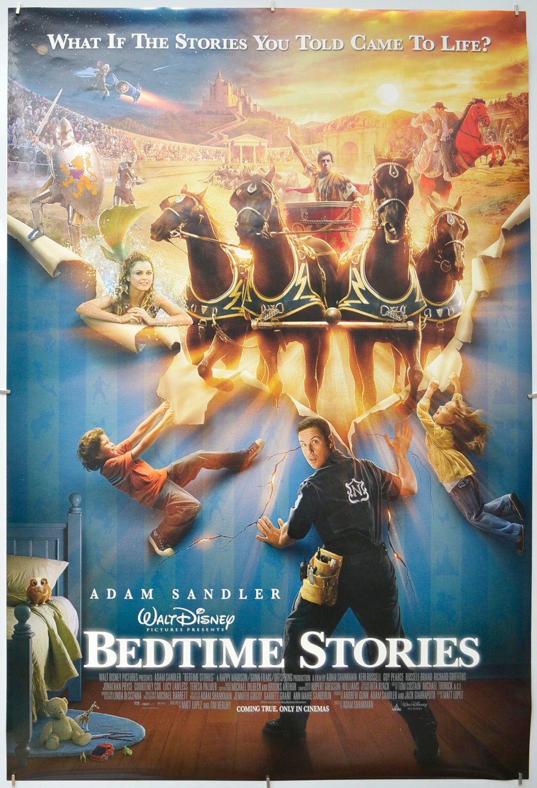 Bedtime Stories Original One Sheet Poster - Film Poster - Movie Poster