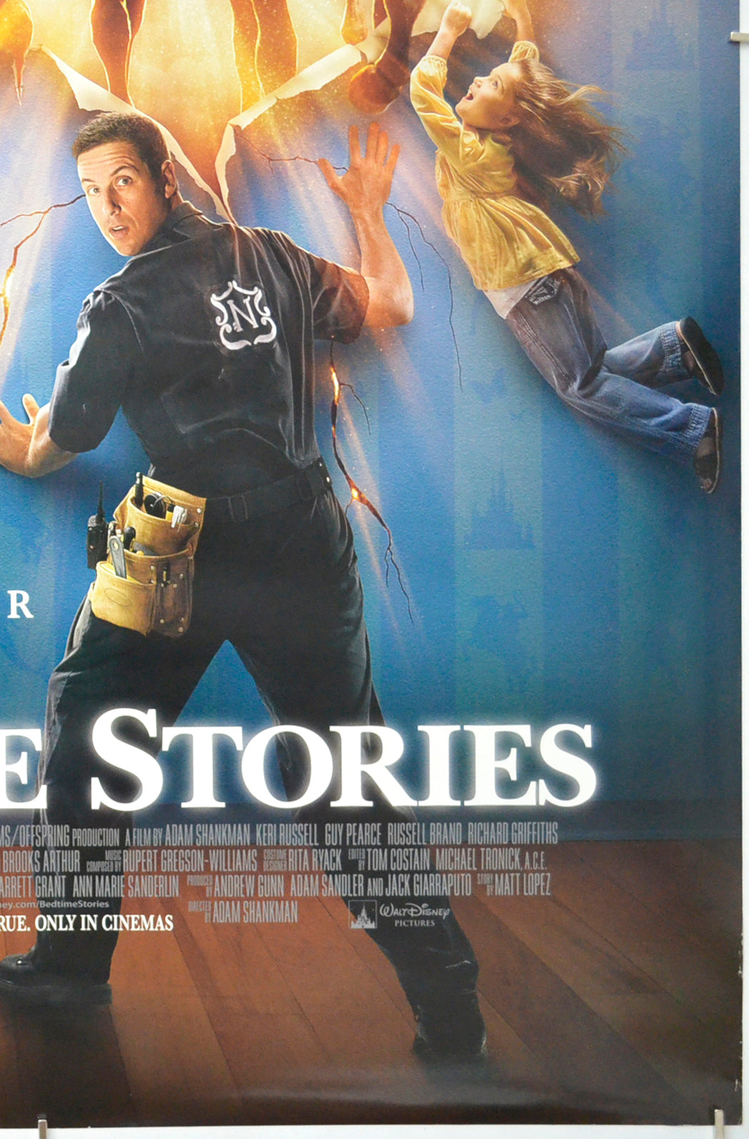 BEDTIME STORIES (Bottom Right) Cinema One Sheet Movie Poster 