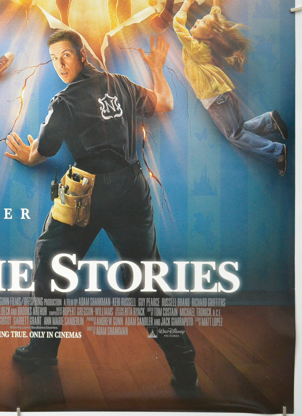 BEDTIME STORIES (Bottom Right) Cinema One Sheet Movie Poster 