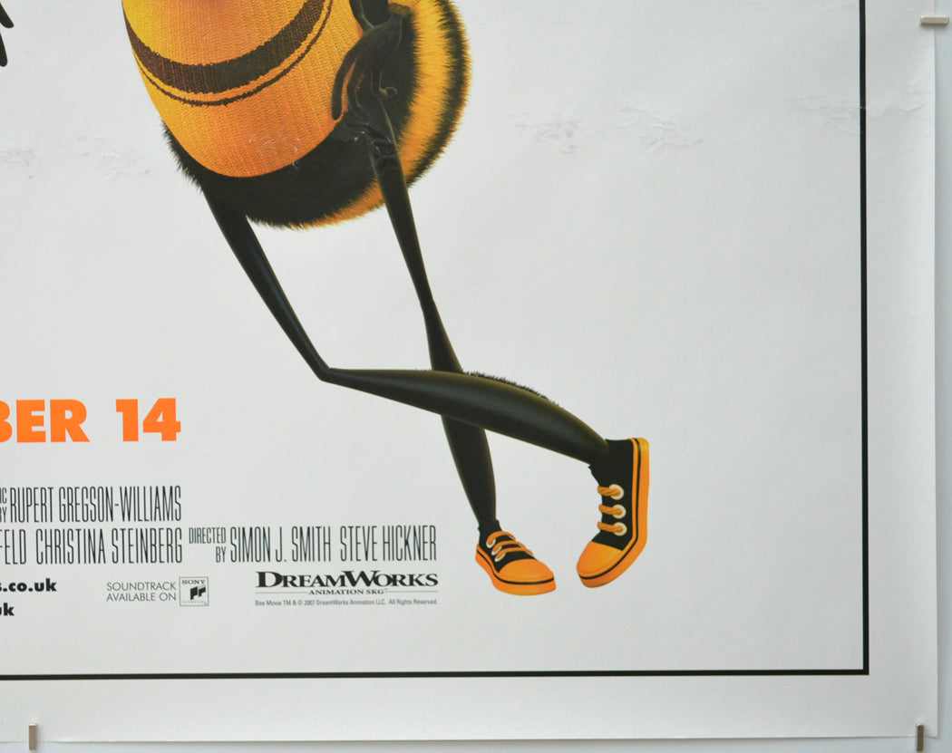 BEE MOVIE (Bottom Right) Cinema Quad Movie Poster 