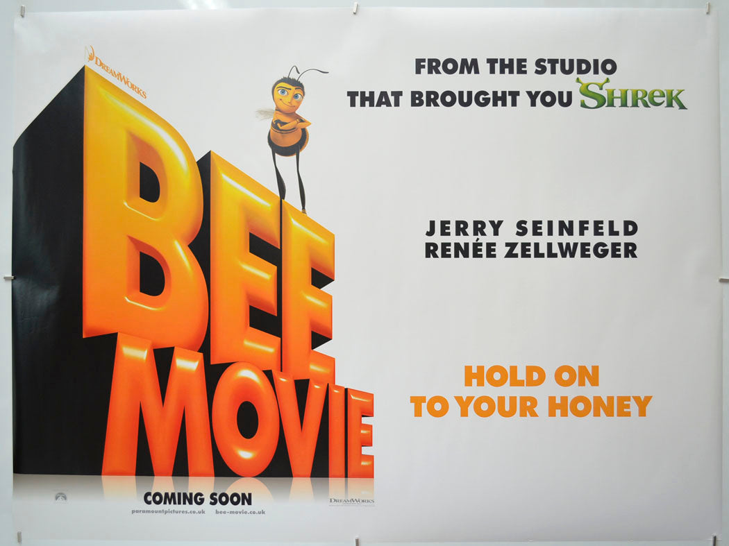 Bee Movie (Teaser / Advance Version 2) Original Quad Poster - Film Poster - Movie Poster