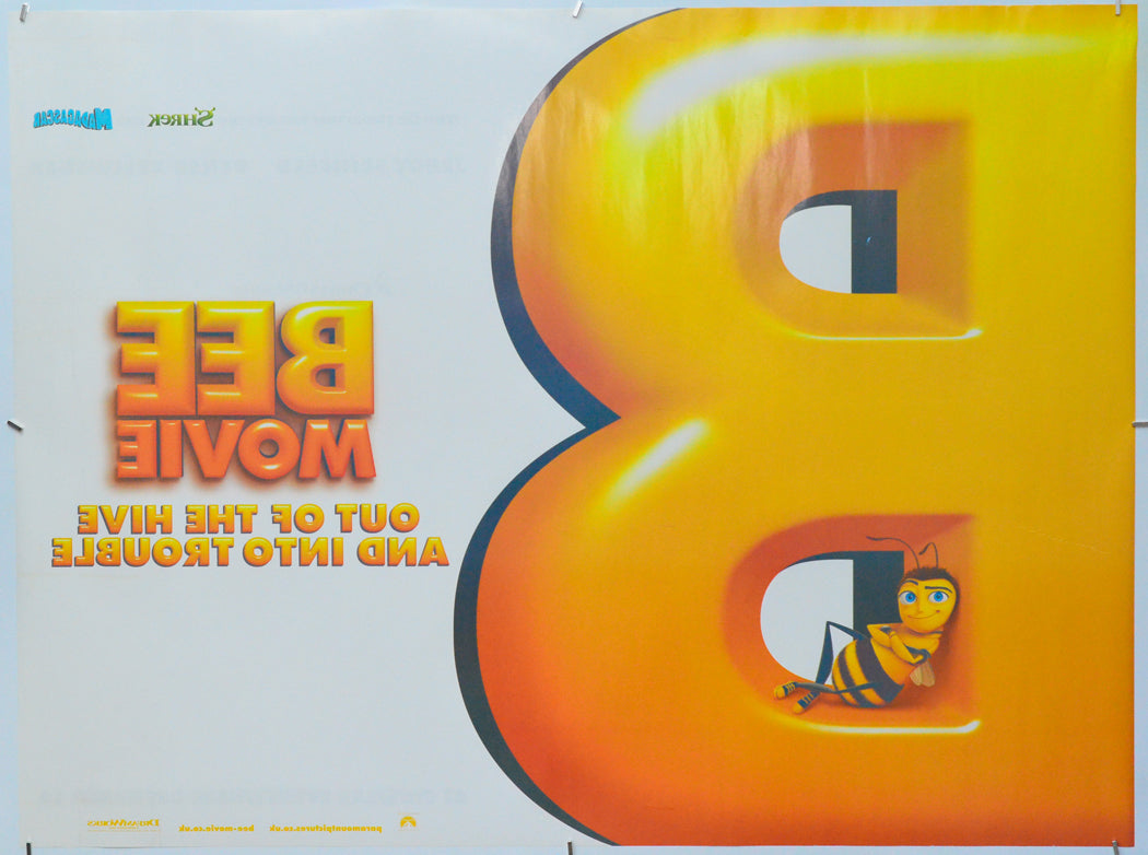 Bee Movie (Back) Cinema Quad Movie Poster 