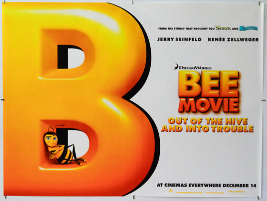 Bee Movie - Original Quad Poster - Film Poster - Movie Poster