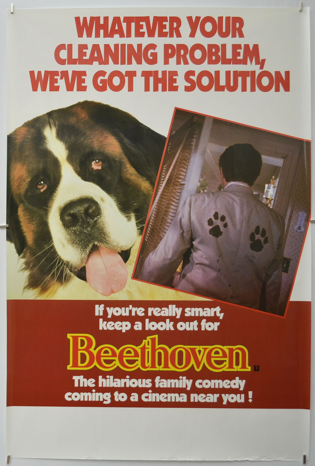 Beethoven Original Double Crown Poster - Film Poster - Movie Poster