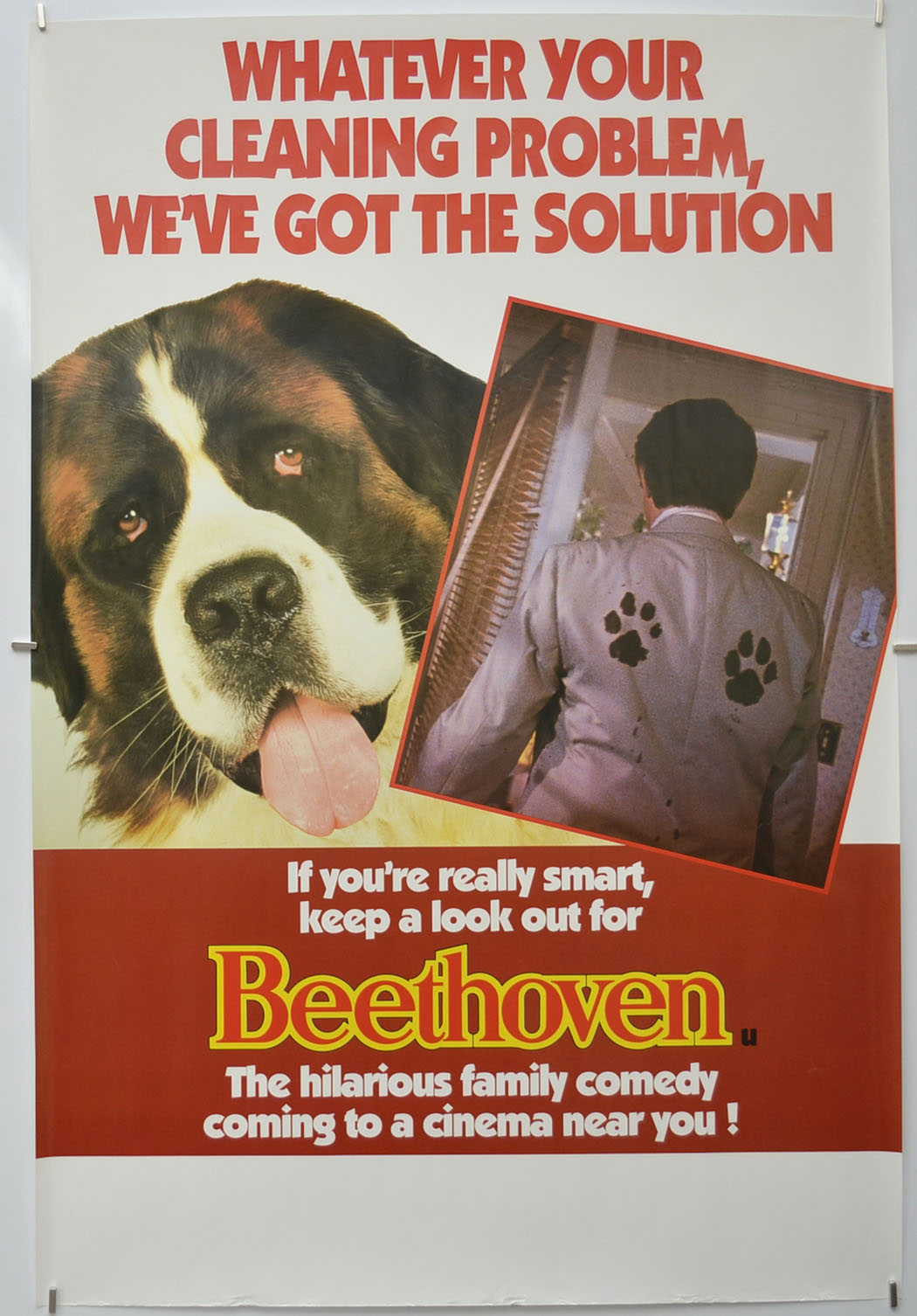 Beethoven Original Double Crown Poster - Film Poster - Movie Poster