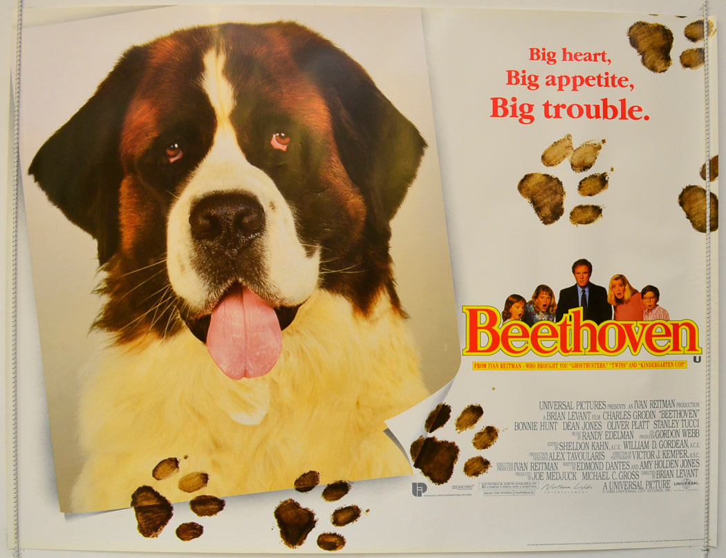 Beethoven  Original British Quad Poster - Film Poster - Movie Poster 