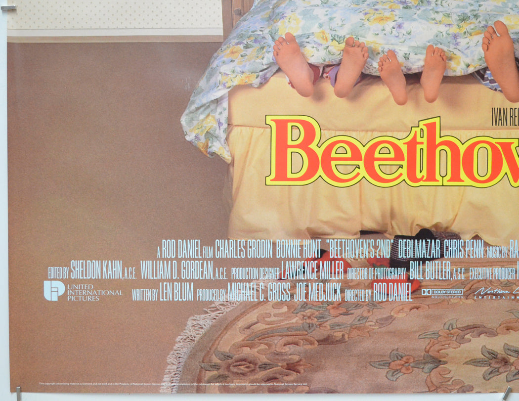 BEETHOVEN’S 2ND (Bottom Left) Cinema Quad Movie Poster 