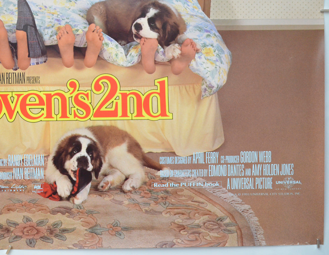 BEETHOVEN’S 2ND (Bottom Right) Cinema Quad Movie Poster 