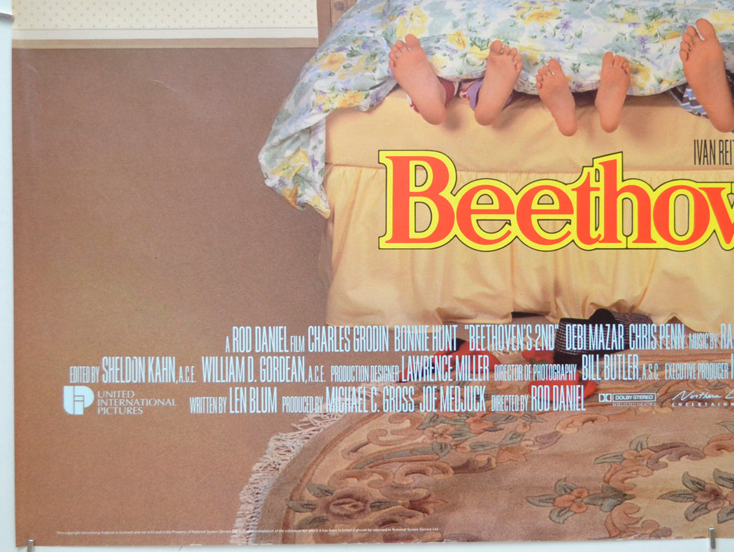 BEETHOVEN’S 2ND (Bottom Left) Cinema Quad Movie Poster 