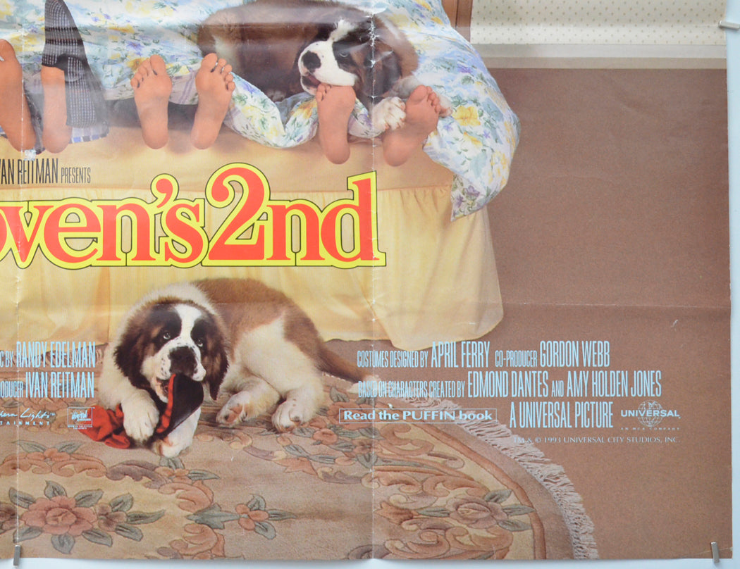 BEETHOVEN’S 2ND (Bottom Right) Cinema Quad Movie Poster 