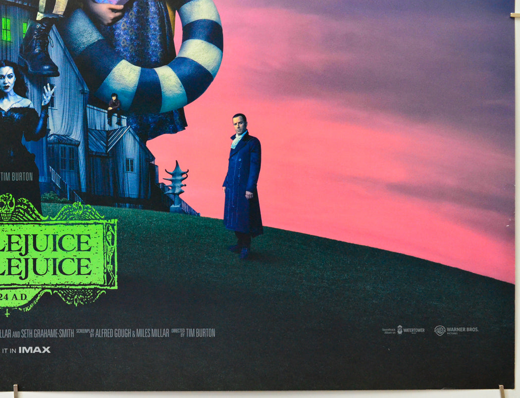 Beetlejuice Beetlejuice (Bottom Right) Cinema Quad Movie Poster 