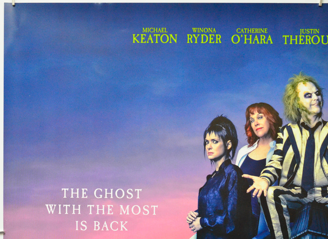 Beetlejuice Beetlejuice (Top Left) Cinema Quad Movie Poster 