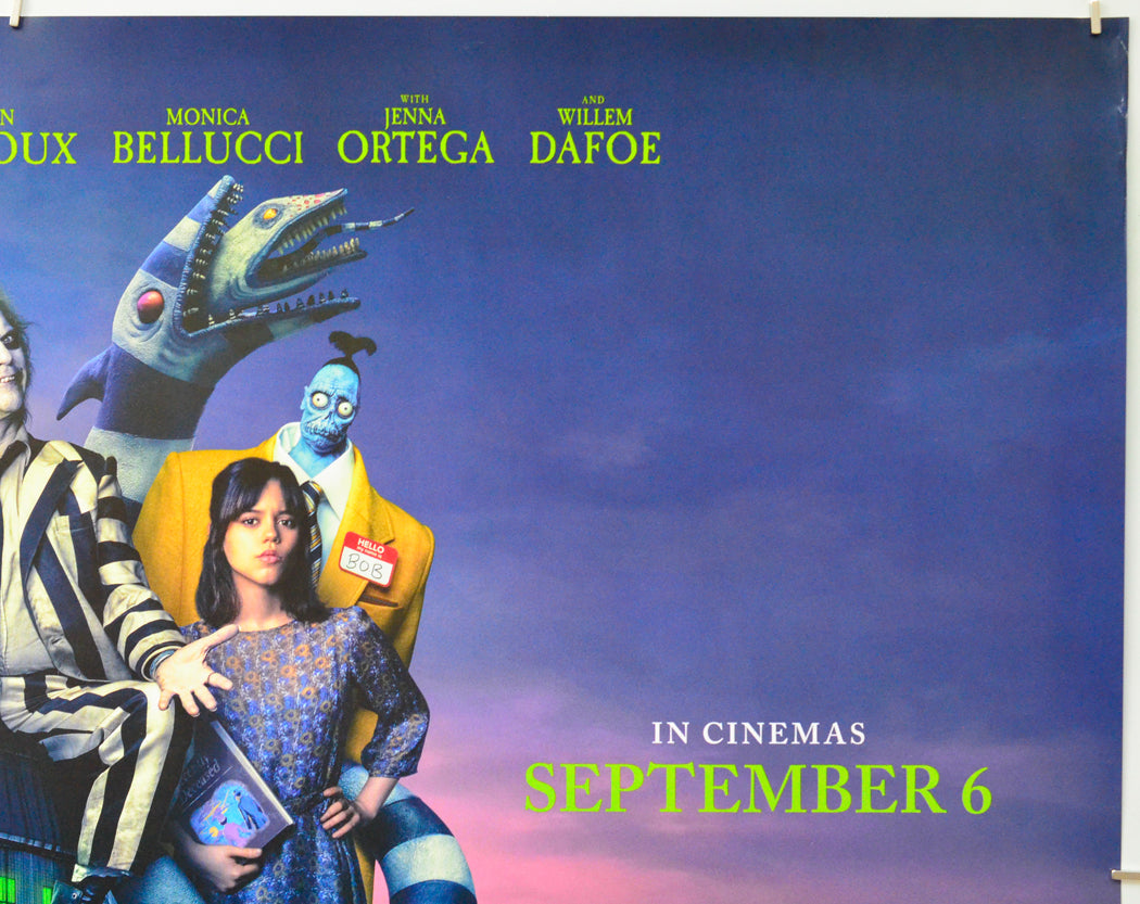 Beetlejuice Beetlejuice (Top Right) Cinema Quad Movie Poster 