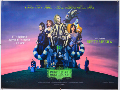 Beetlejuice Beetlejuice - Original Quad Poster - Film Poster - Movie Poster