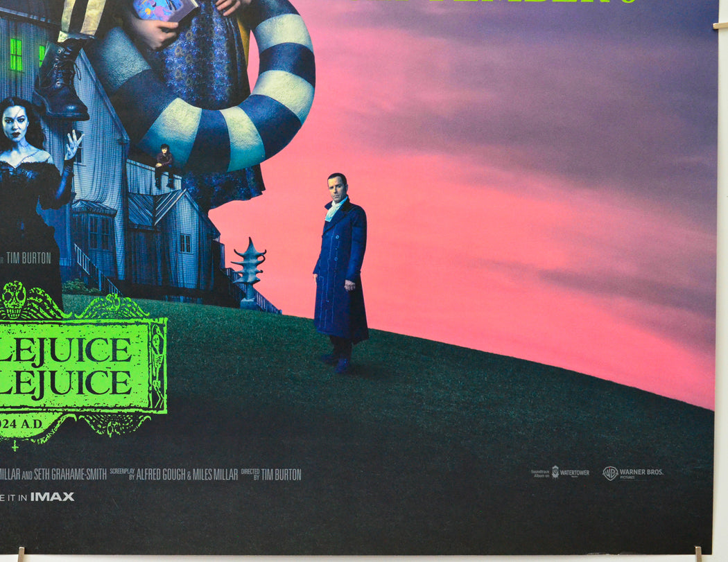 Beetlejuice Beetlejuice (Bottom Right) Cinema Quad Movie Poster 