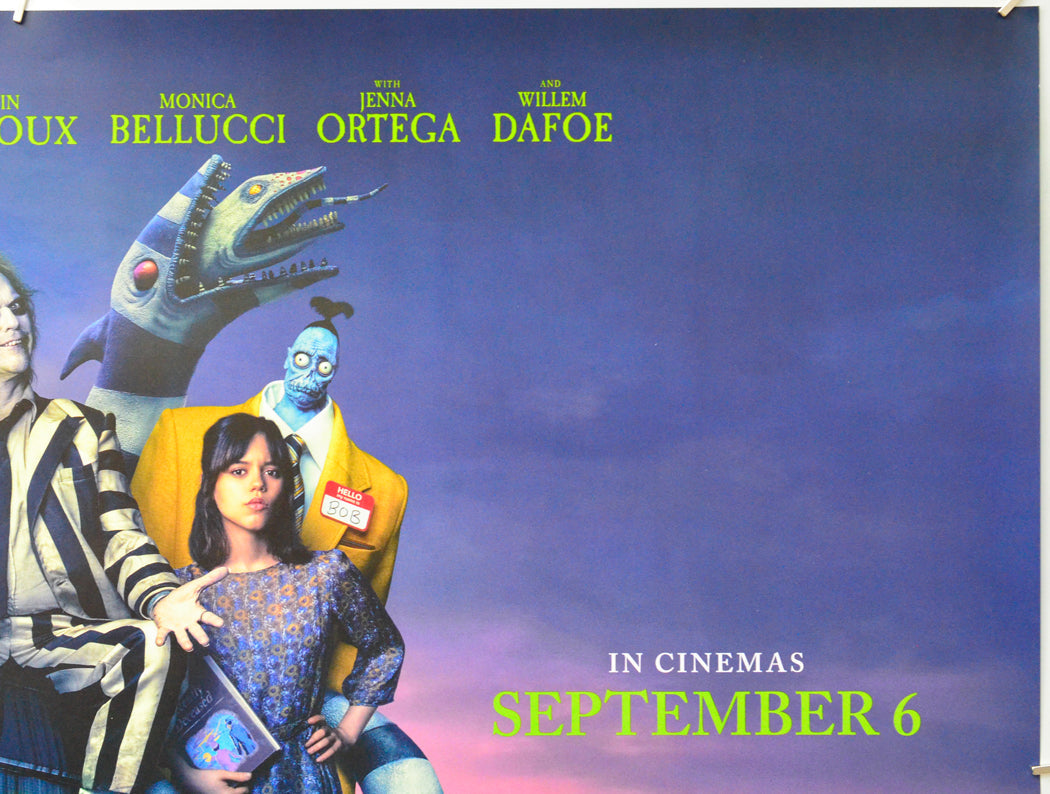 Beetlejuice Beetlejuice (Top Right) Cinema Quad Movie Poster 