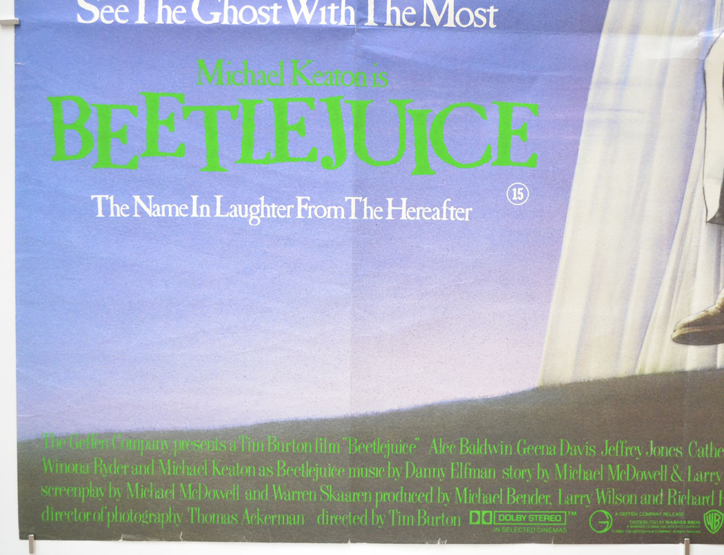 BEETLEJUICE (Bottom Left) Cinema Quad Movie Poster 