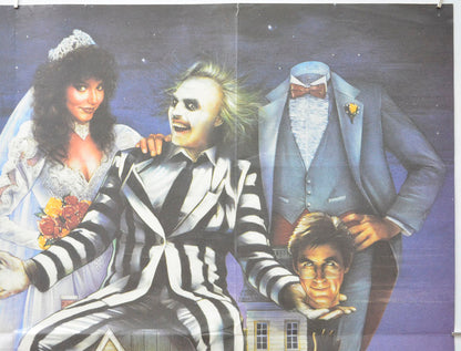 BEETLEJUICE (Top Right) Cinema Quad Movie Poster 