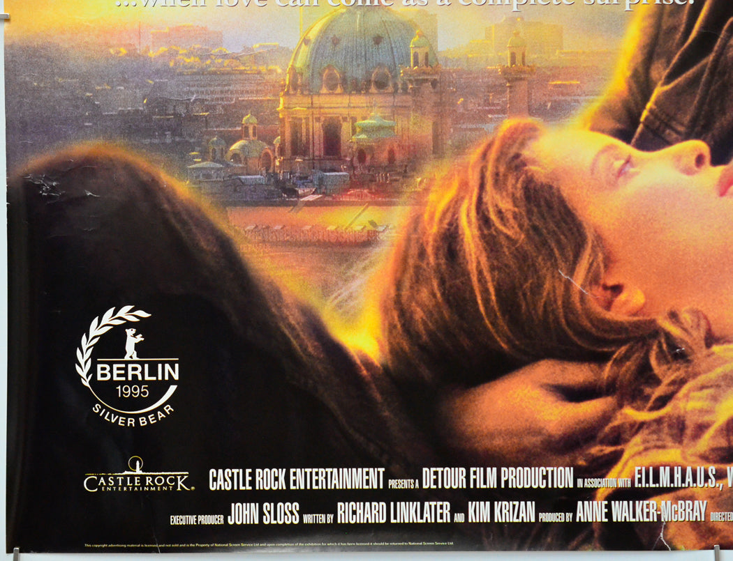 Before Sunrise (Bottom Left) Cinema Quad Movie Poster 