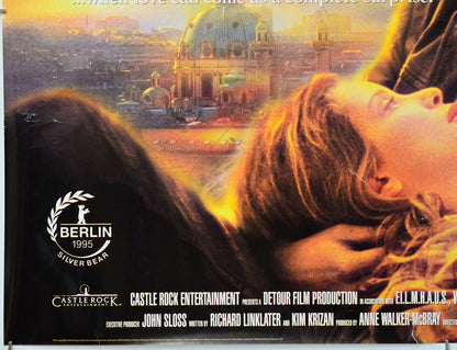 Before Sunrise (Bottom Left) Cinema Quad Movie Poster 