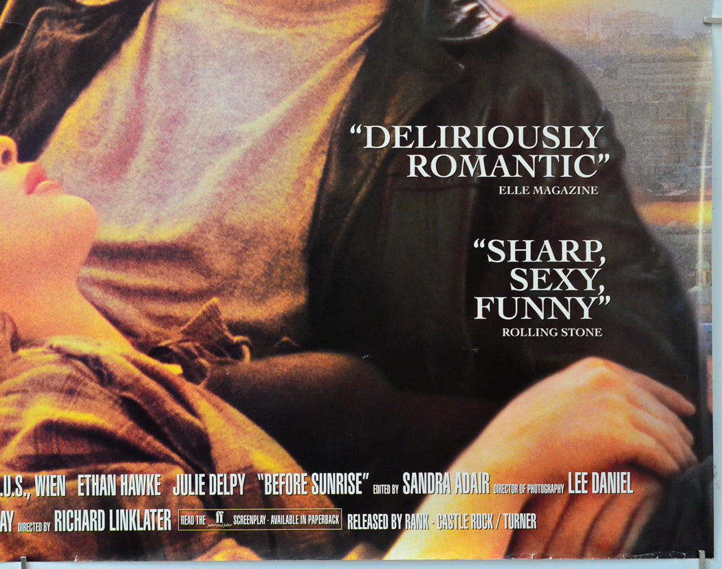Before Sunrise (Bottom Right) Cinema Quad Movie Poster 