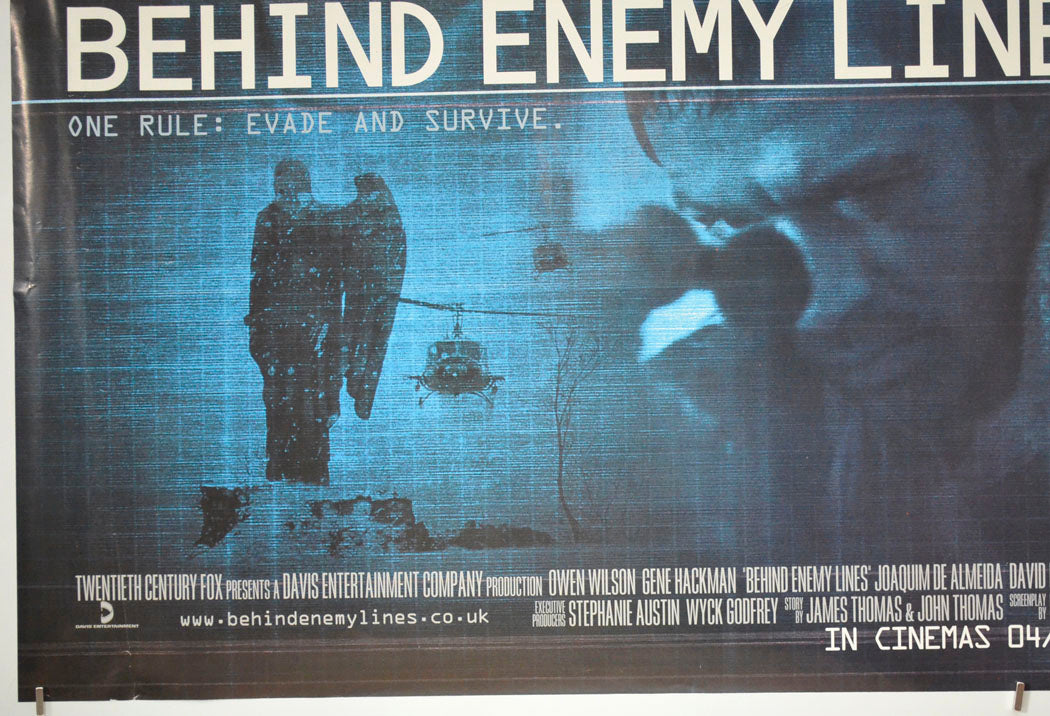 BEHIND ENEMY LINES (Bottom Left) Cinema Quad Movie Poster 