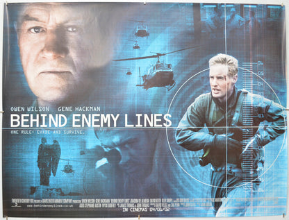 Behind Enemy Lines - Original Quad Poster - Film Poster - Movie Poster