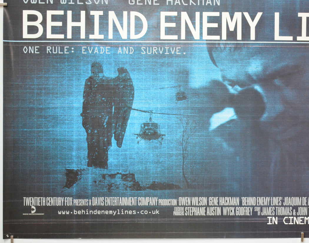 BEHIND ENEMY LINES (Bottom Left) Cinema Quad Movie Poster 