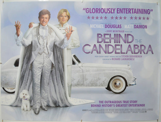 Behind The Candelabra - Original Quad Poster - Film Poster - Movie Poster