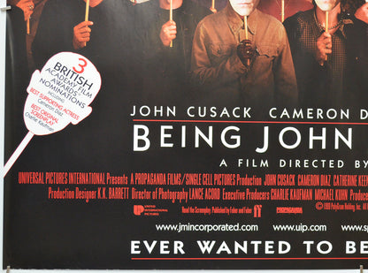 BEING JOHN MALKOVICH (Bottom Left) Cinema Quad Movie Poster 