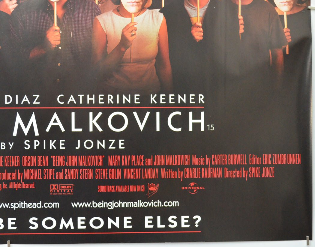 BEING JOHN MALKOVICH (Bottom Right) Cinema Quad Movie Poster 