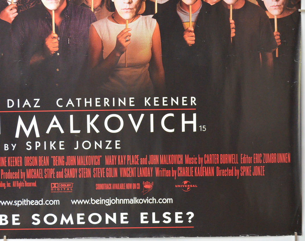 BEING JOHN MALKOVICH (Bottom Right) Cinema Quad Movie Poster 