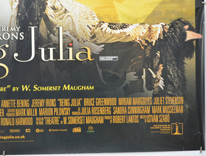 BEING JULIA (Bottom Right) Cinema Quad Movie Poster 