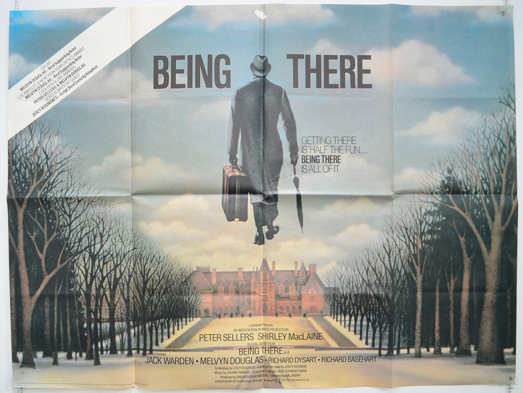 Being There Original Quad Poster - Film Poster - Movie Poster  