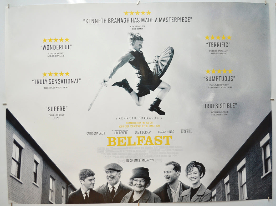 Belfast Original Quad Poster - Film Poster - Movie Poster