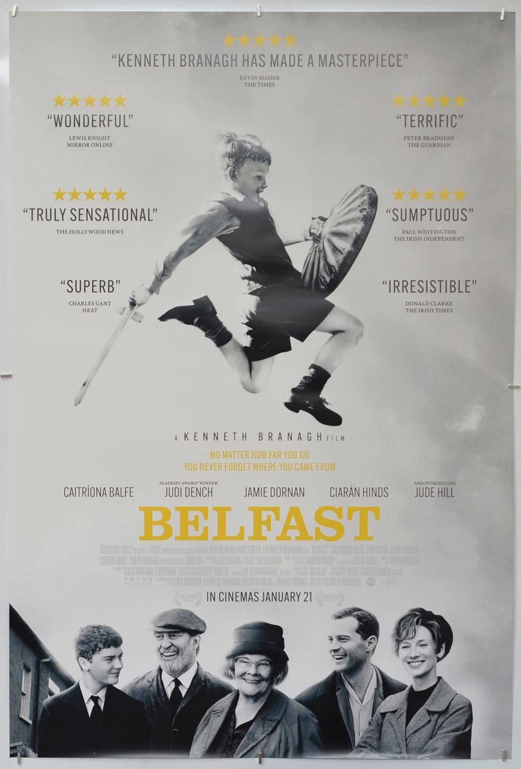 Belfast - Original One Sheet Poster - Film Poster - Movie Poster 