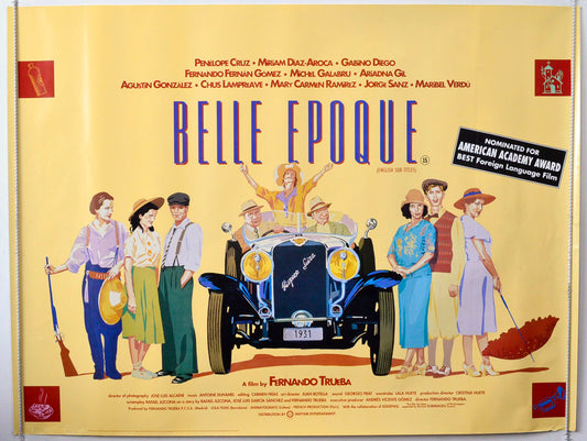 Belle Epoque Original British Quad Poster - Movie Poster