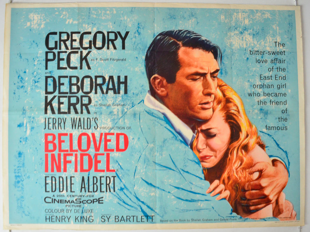 Beloved Infidel Original British Quad Poster - Movie Poster