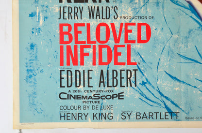 BELOVED INFIDEL (Bottom Left) Cinema Quad Movie Poster 