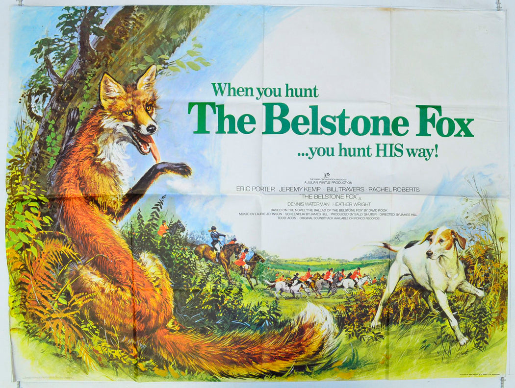 The Belstone Fox  Original British Quad Poster - Film Poster - Movie Poster