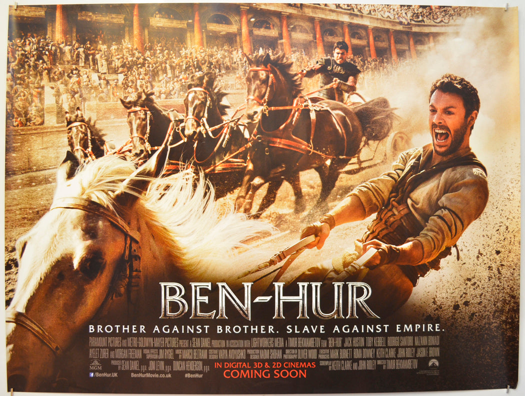 Ben-Hur Original Quad Poster - Film Poster - Movie Poster