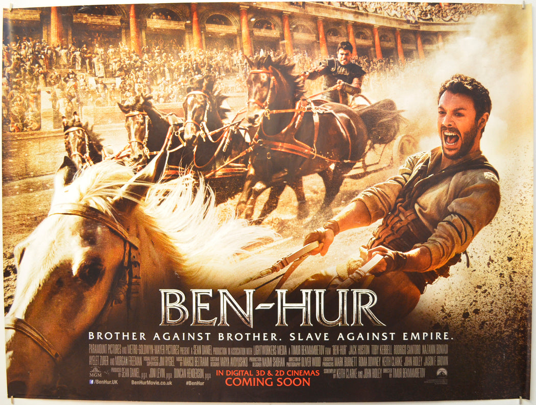 Ben-Hur Original Quad Poster - Film Poster - Movie Poster