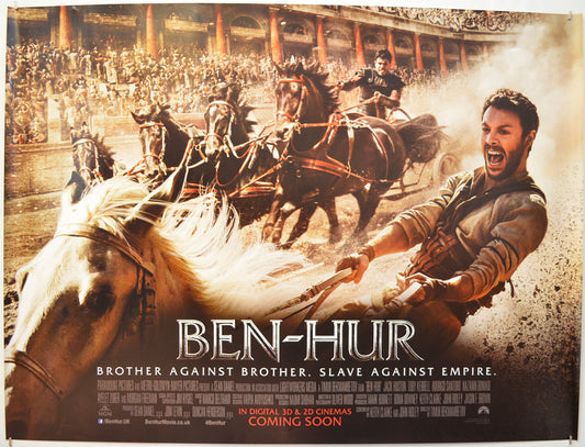 Ben-Hur Original Quad Poster - Film Poster - Movie Poster