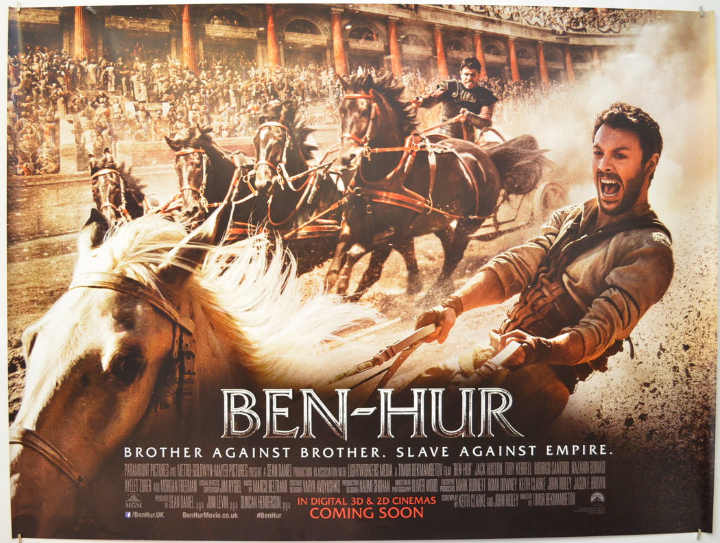 Ben-Hur Original Quad Poster - Film Poster - Movie Poster