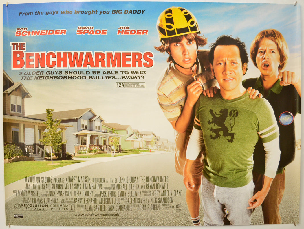 The Benchwarmers Original Quad Poster - Film Poster - Movie Poster  