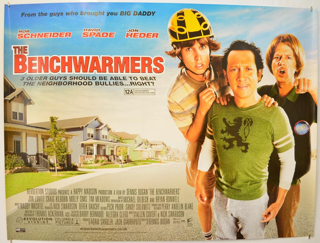 The Benchwarmers Original Quad Poster - Film Poster - Movie Poster  