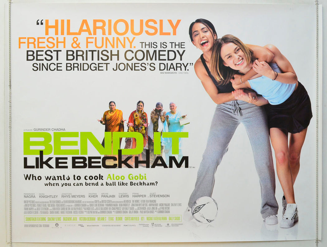 Bend It Like Beckham  Original British Quad Poster - Film Poster - Movie Poster